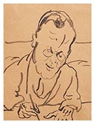 Rudolf Levy drawing, from the sketchbook
 of Jules Pascin 1907